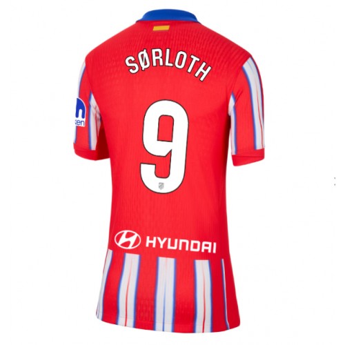 Fotballdrakt Dame Atletico Madrid Alexander Sorloth #9 Hjemmedrakt 2024-25 Kortermet